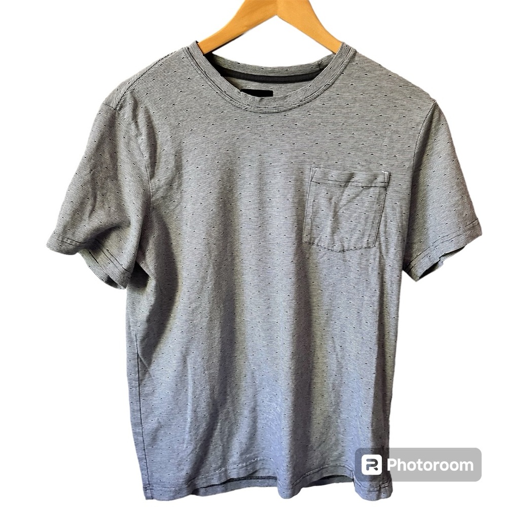 Prana Striped Pocket Tee 60% Organic Cotton Size Medium‎